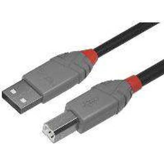 Lindy Anthra USB 2.0 kabel (USB-A B) | 3 meter | PRIS-MATCH