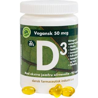 DFI D-Vitamin 50 mcg Vegansk - 90 stk.
