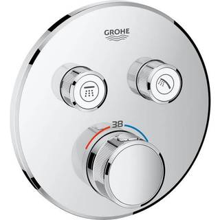 Grohe Grohtherm SmartControl Termostat til indbygning med to ventiler, krom