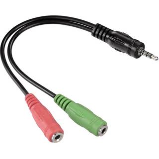 Hama 4Pin Jack-2x 3,5mm Hun jack
