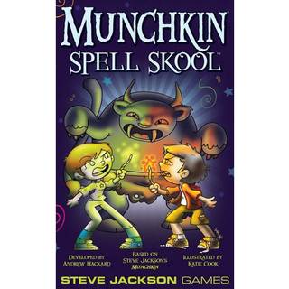 Steve Jackson Games Munchkin Stave Skool Card Game | Familiekortspil | Voksne b?rn og familiespil | Fantasy Adventure Card Game | Rollespil | Ald