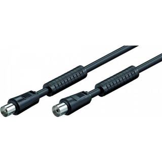 Skærmet antenne kabel med ferrit | 2,5 meter | PRIS-MATCH