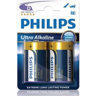 Philips Ultra Alkaline D (2-PAK)
