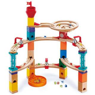 Hape Quadrilla Castle Escape kuglebane med roterende tårn - 102 dele
