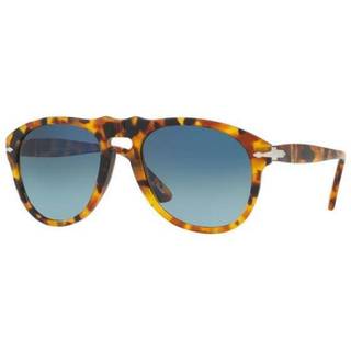 Persol Mand PO0649 1052S3 Occhiali da sole Acetat Skildpadde Blå Pilot Polariseret Skygge