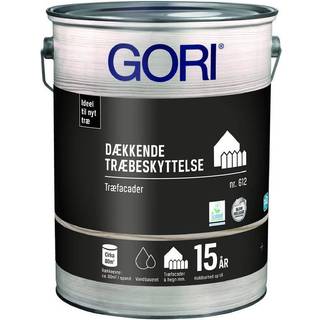 Gori 612 Træbeskyttelse dækkende-Kridt hvid 10 L - Gori