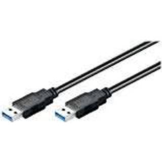 USB 3.0 SuperSpeed-kabel, sort