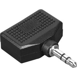 Hama Adapter Audio 2x3.5mm- 3.5mm 2xHona-Hane Svart