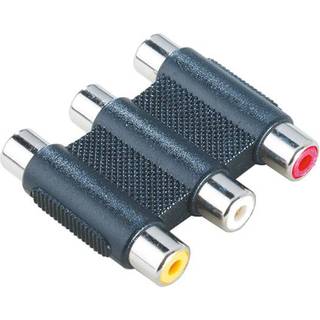 Hama Adapter 3RCA-3RCA Hona-Hona Svart