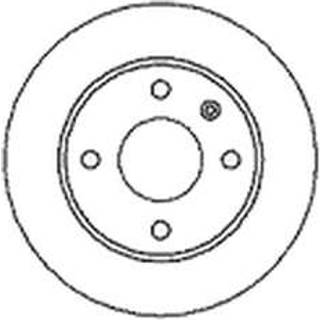 Bremseskive MAPCO 15725