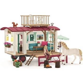 Schleich Horse Club Campingvogn 42415 - legesæt med hest, figur og masser af tilbehør