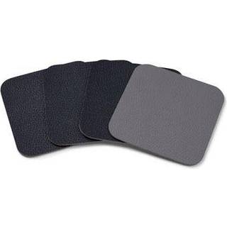 BITZ Coasters 10 x 10 cm 4 stk. Sort/Brun
