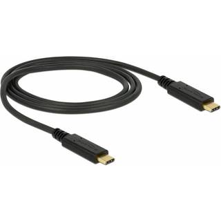 Delock USB-C til USB-C kabel, 10 Gbps, 5A PD, 1m