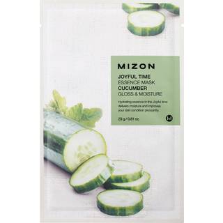 Mizon Joyful Time Cucumber Lysnende og fugtgivende sheetmaske 23 g - 23 g