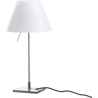 Luceplan - Costanza Bordlampe m/Dimmer Alu/Petroleum Blue