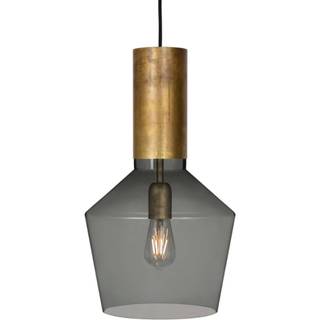 Konsthantverk Fenomen Bred Pendel - Klart Glas & Messing