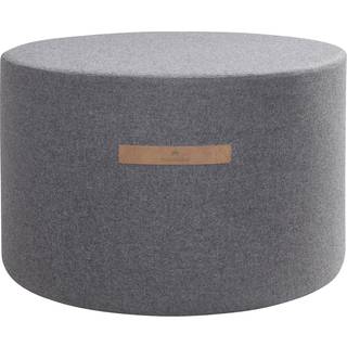 Shepherd Sara Rund puf 60x40cm Granit - Sækkestole & Puffer Uld Granite - 618-6040023
