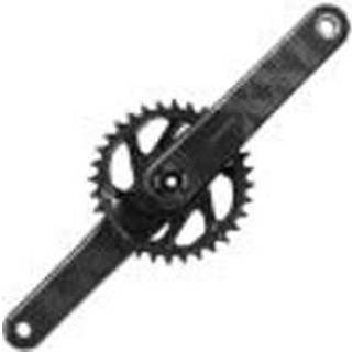 Krankboks SRAM XX1 Eagle Fat Bike 4" 1 x 12 gear DUB direct mount 30T 170 mm sort/sort