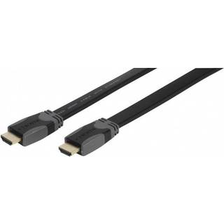 Vivanco Vivanco HDMI High Speed Ethernet kabel, fladt/guld, 1.5 m 4008928421033