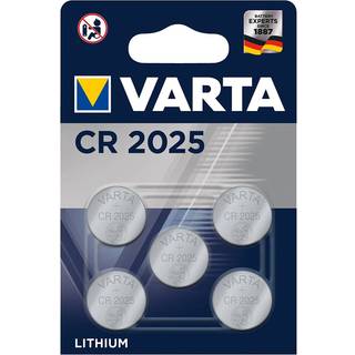 Varta Lithium CR2025 batteri - 5 stk.