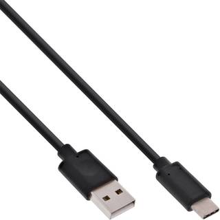 USB-C 3.1 til USB-A 2.0 fast charge kabel - Sort - 1.50 m