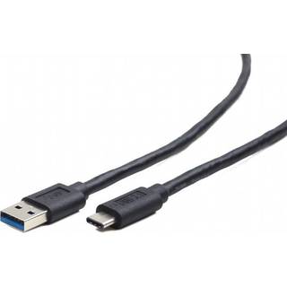 USB-kabel - USB til USB-C 1,8m - Sort