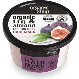 Organic Shop Organic Fig & Rosehip Intensiv maske for skinnende og blødt hår 250 ml - 250 ml