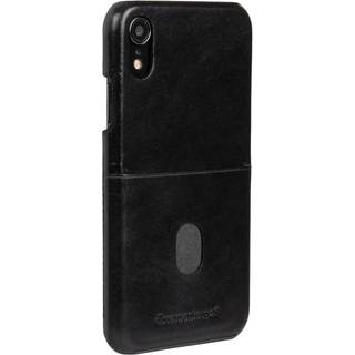 iPhone XR - dbramante1928 Tune CC ægte læder cover med kortholder - Sort