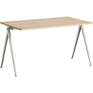 HAY - Pyramid Bord 01 - matlakeret EG og ben i beige - Længde 140 cm