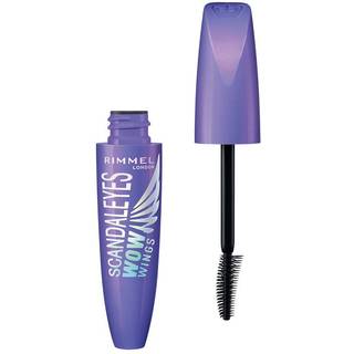Rimmel ScandalEyes WOW Wings Volumengivende, bøjende og vandfast mascara Skygge Black 12 ml - 12 ml