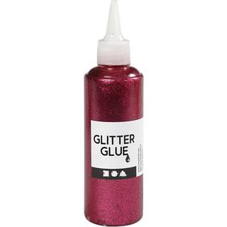 Rosa Glitterlim 118 ml med præcis påføring
