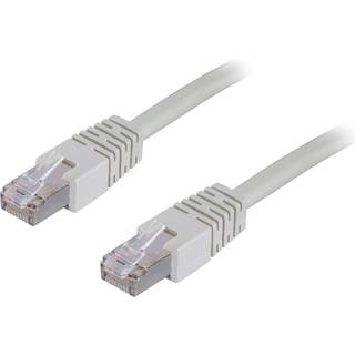 DELTACO F / UTP Cat6 patch cable, LSZH (Low smoke zero halogen), 50m, green