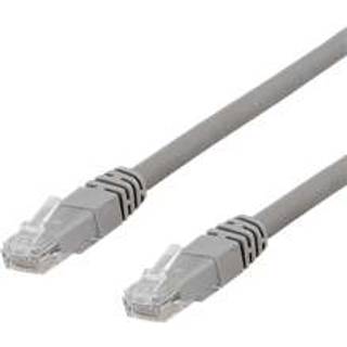 Deltaco TP-620SAU - patch cable - 20 m - black - Sort - 20 meter