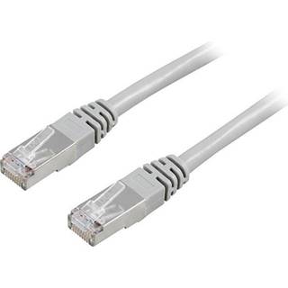 DELTACO F / UTP, Cat5e patch cable, 10m, gray