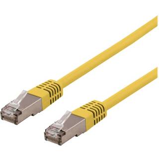 DELTACO S/FTP Cat6 patchkabel med folieskærm og sok, LSZH (Low smoke