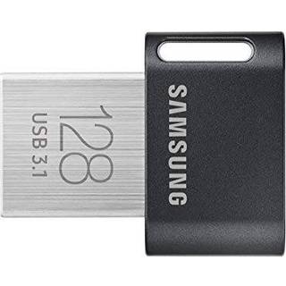 Samsung Fit Plus USB-A flashdrev 128 GB (grå) - På lager i butik