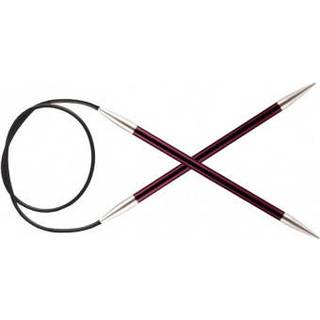 KnitPro Zing Rundpind 100 cm (2.00-12.00mm) 6.00 mm Indhold:1 fast rundpind Materiale:Aluminium Type: Fast rundpind Størrelser:2.00-12.00 mm.