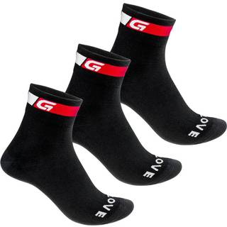 GripGrab sommer sok regular cut sort 3 Pak - Strømpe str. S (38-41)