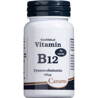 Camette B12 vitamin 500 mcg. cyanocobalamin - 90 tabletter