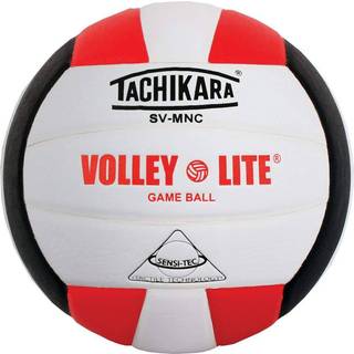 Tachikara SVMNC Volley-Lite Training Volleyball (r?d hvid og sort)