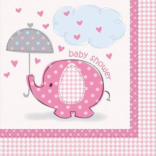 16 stk. Baby Shower servietter