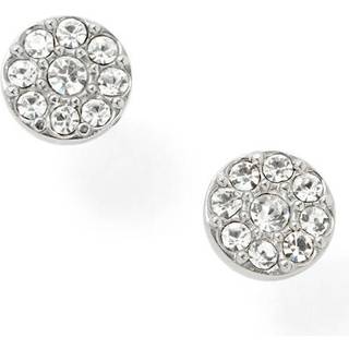 Fossil Sadie Disc Silver-Tone Stainless Steel Stud Women's Earrings JF00828040