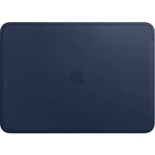 Lækkert Apple læder sleeve til MacBook 13". Midnight Blue.