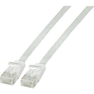 EFB Elektronik K8107WS.0,25 CAT 6a U/UTP CCA 0,25m Hvid --> På fjernlager, levevering hos dig 16-10-2026