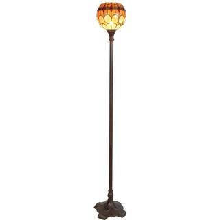 Niley - gulvlampe i Tiffany-stil