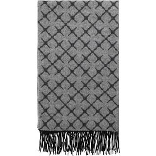 Ortega tørklæde i kashmir-blanding - Light Grey Melange - ONE SIZE