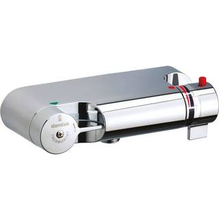 Damixa TMC brusearmatur med krom greb uden rosetter, 1/2" afgang, krom
