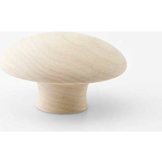 Beslag Design Mushroom knop, Ø50 mm, ubehandlet birk