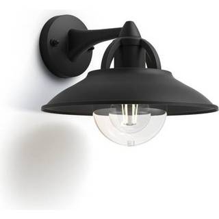 Philips Cormorant wall lantern black 1x42W 230V