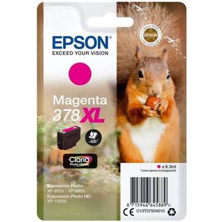 Kompatibel blækpatron Epson 378XL - C13T37934010 magenta 9,3 ml